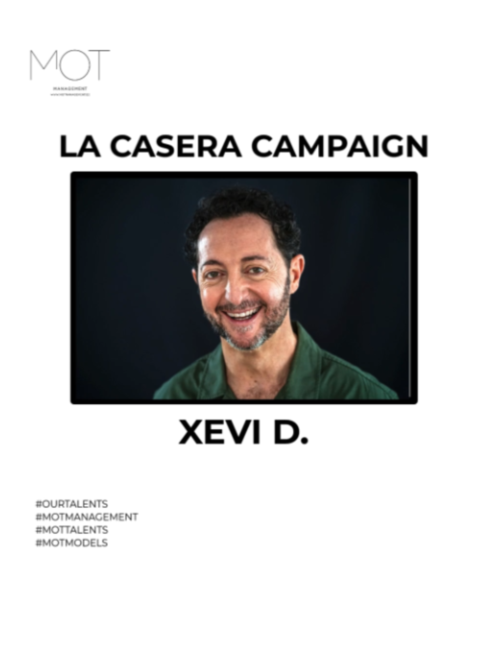 Xevi, en la nueva campaña publicitaria de La Casera, spot para el...