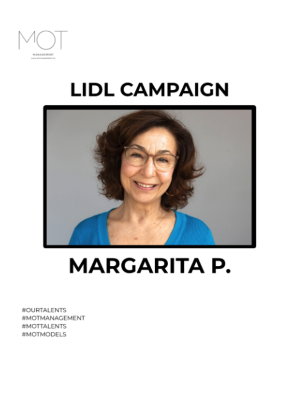 Margarita, en la campaña publicitaria "Noche de Premiados" de LIDL!!😍😍 Que estupenda...