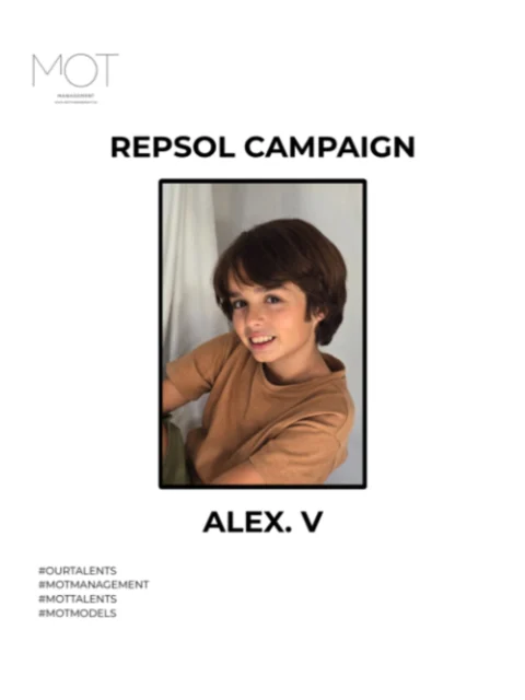 Alex, en la nueva campaña publicitaria de Repsol!!🤩🤩 . . . #mottalents...