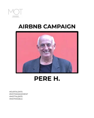 Pere, en la nueva campaña publicitaria de Airbnb!!🤩🤩 Casting de @lasantacasting Producción...